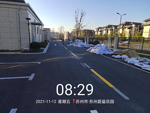 蘇州道路標線冷漆多少錢一平？道路劃線價格多少一米？