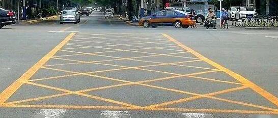 江蘇中穎南京道路劃線編輯分析，禁止停留線怎么畫？